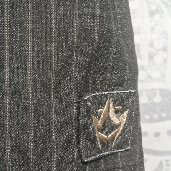 Rusty Surfwear Board Skate Pinstripe Shorts 30 - Picture 4 of 5